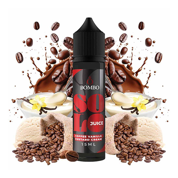 Bombo Solo Coffee Vanilla Custard Cream 15ml-60ml Flavorshot