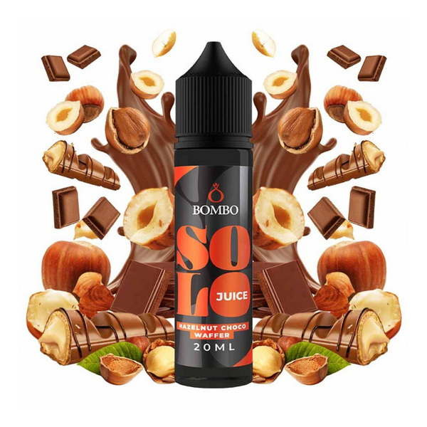Bombo Solo Hazelnut Choco Waffer15ml-60ml Flavorshot