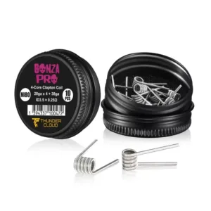 Thunder Cloud - Bonza Pro Ni80 4-core Fused Clapton 4*28/38 0.25Ω 3.5mm (10 τεμ.)