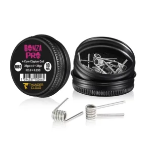 Thunder Cloud - Bonza Pro Ni80 4-core Fused Clapton 4*28/38 0.23Ω 3mm (10 τεμ.)