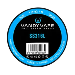 Vandy Vape - SS316 24AWG 30ft. Wire
